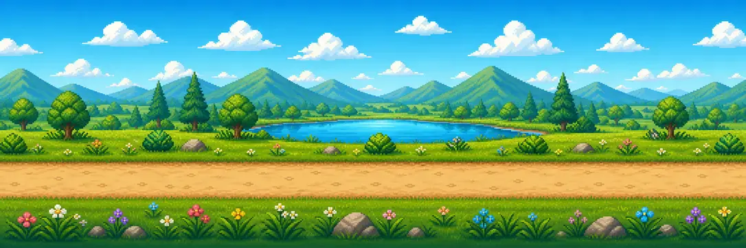 DigiPet 遛宠与步行场景截图